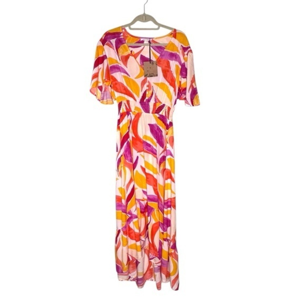 New! Abel The Label Swish Maxi Dress L